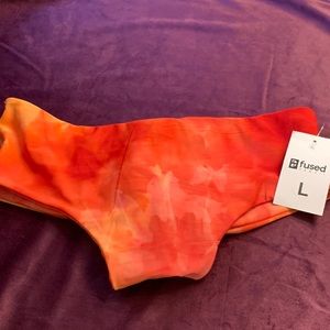 Nwt size large fused bikini bottoms Kona style
